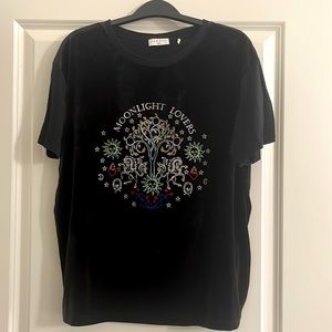 Sandro velvet T-shirt